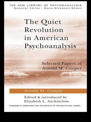 cover image of The Quiet Revolution in American Psychoanalysis